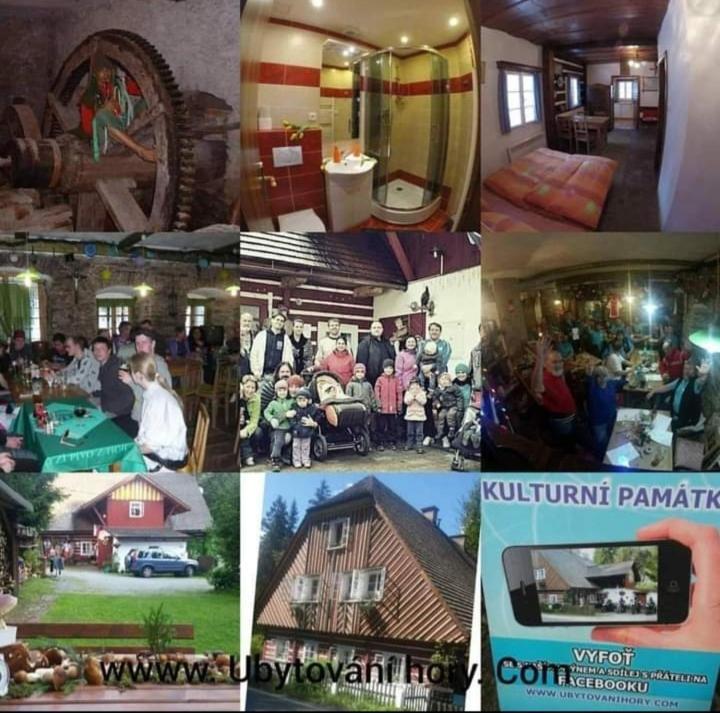 Roubenka Mlyn U Skaly Destne V Orlickych Horach Volne Terminy 5 Bytu Exterior foto